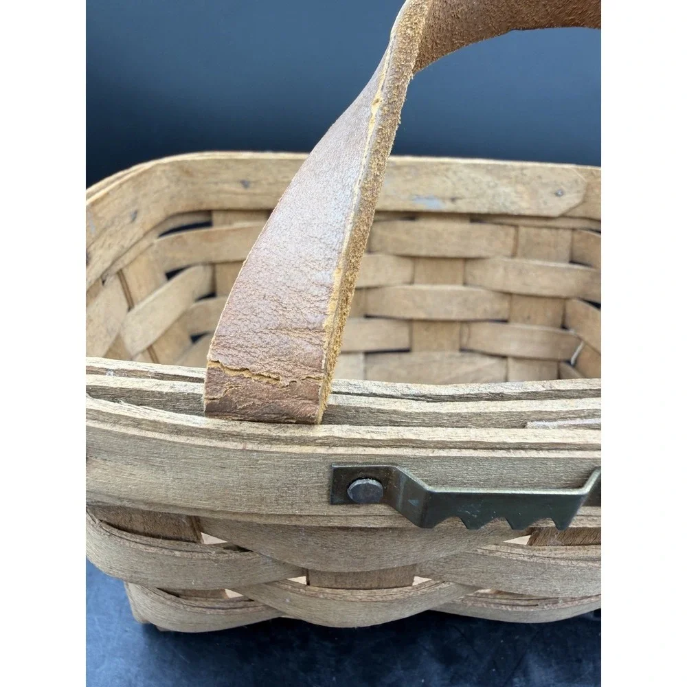 🔑 Longaberger 1986 Small Key Basket 🧺 Vintage Collectible